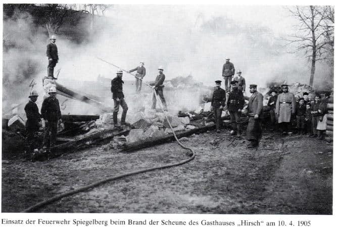 Einsatz 1905 Hirsch | Freiwillige Feuerwehr Spiegelberg