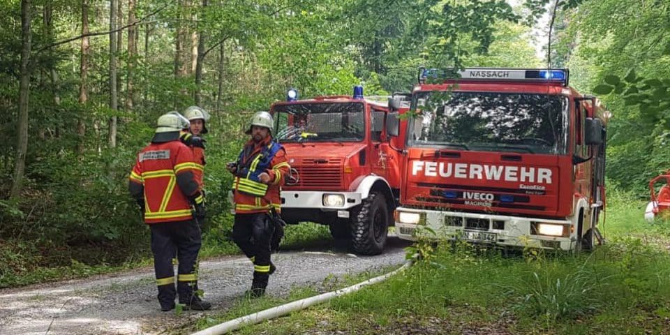 Waldbrandübung | Freiwillige Feuerwehr Spiegelberg