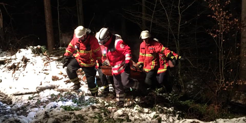 Feuerwehr Spiegelberg - DRK Übung