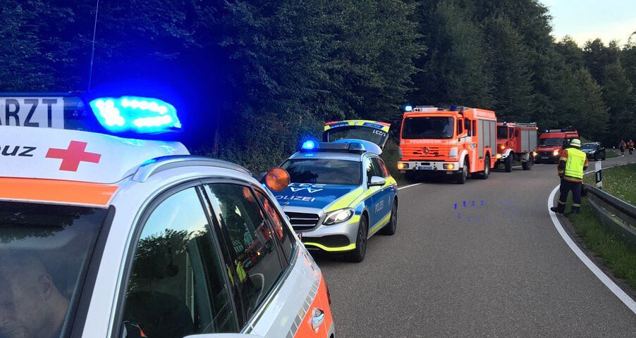 Verkehrsunfall Feuerwehr Spiegelberg