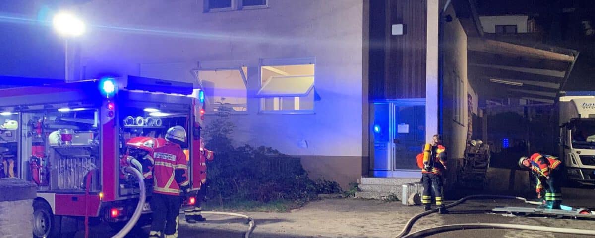 Hauptübung / Alarmübung der Feuerwehr Spiegelberg 2022