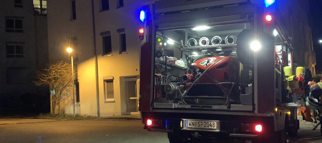 Einsatz Feuerwehr Spiegelberg - Brandmeldeanlage Seniorenheim