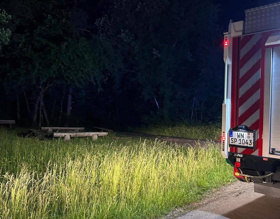 Einsatz Feuerwehr Spiegelberg - Kleinstbrand